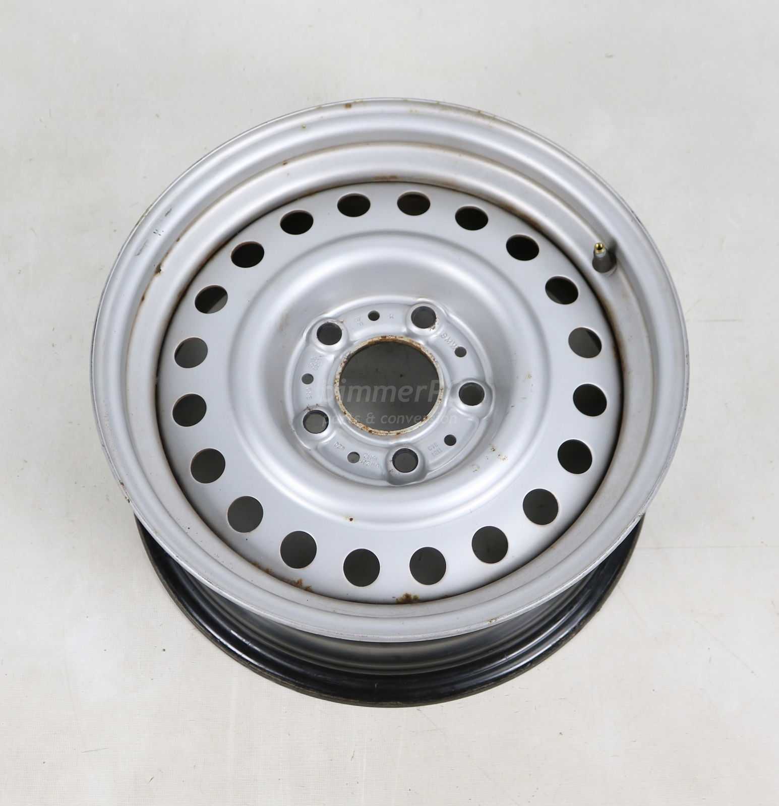 Picture of BMW 36111129381 Steel Winter Wheel Spare 15 Inch E34 525i E32 E28 E24 for sale