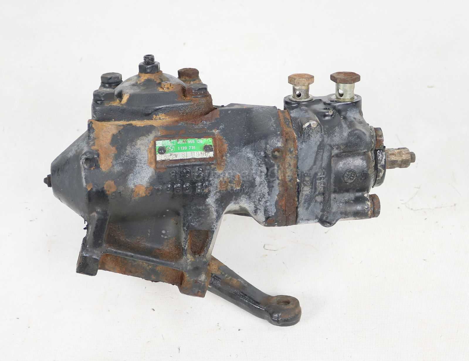 BMW E34 535i 525i Power Steering Hydraulic Box Recirculating Gear 1990 ...