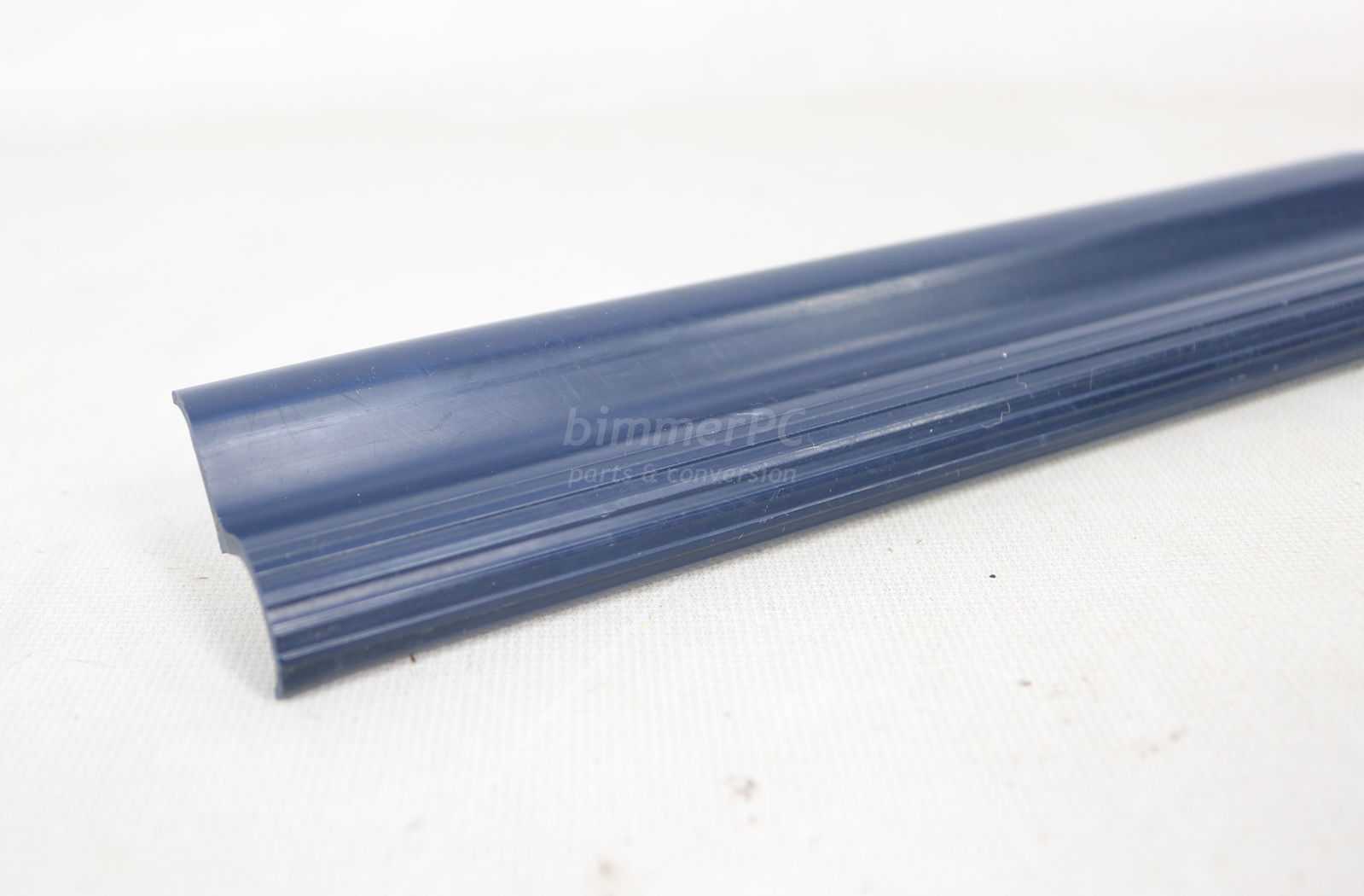 Picture of BMW 51478137319 Ultramarin Blue Left Rear Passengers Door Entry Carpet Edge Sill Trim E34 Late for sale