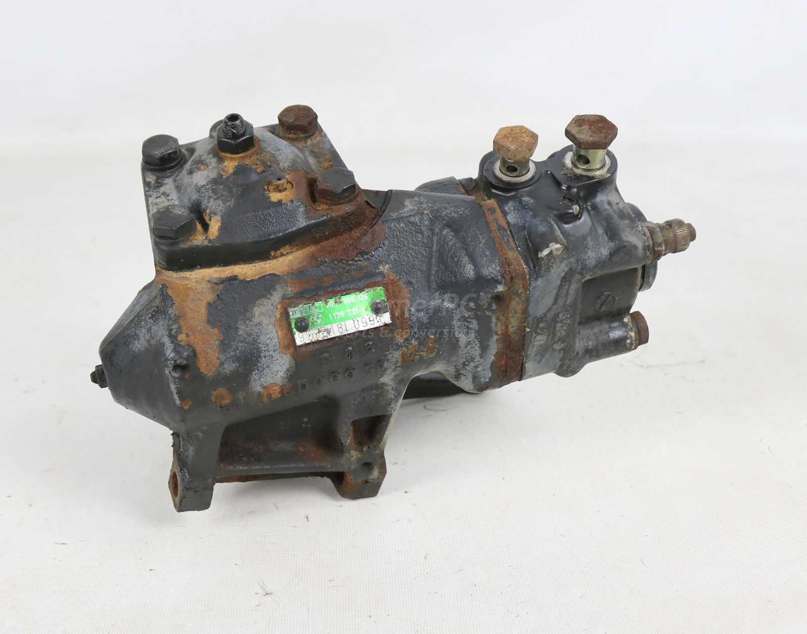 BMW E34 535i 525i Power Steering Hydraulic Box Recirculating Gear 1990 ...