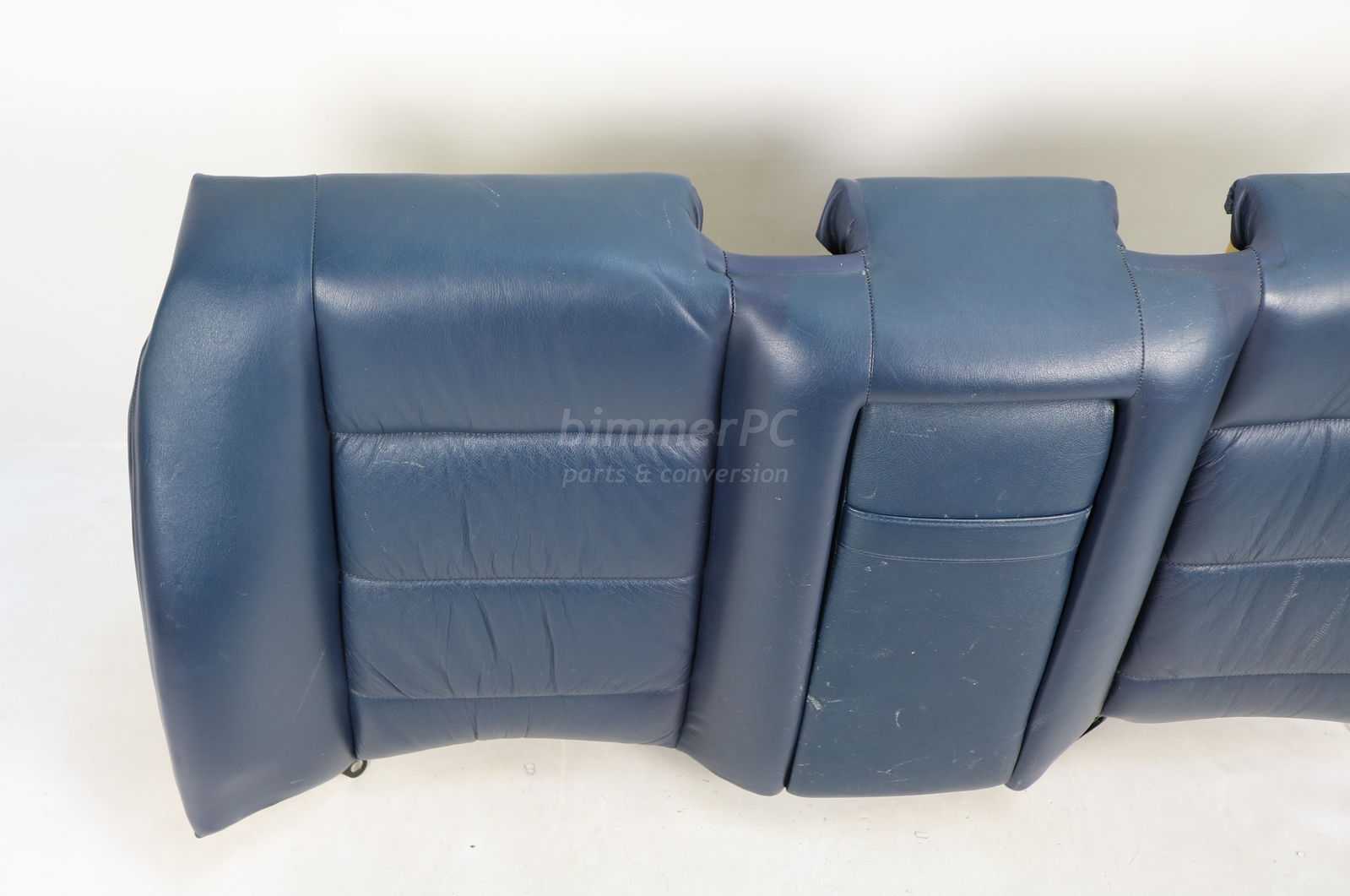 Picture of BMW  Ultramarine Blue Rear Seat Backrest Cushion Leather E34 Sedan Late for sale