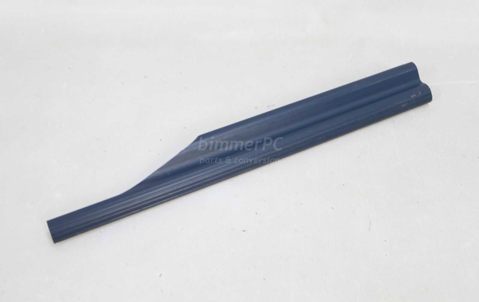 Picture of BMW 51478137320 Ultramarin Blue Right Rear Passengers Door Entry Carpet Edge Sill Trim E34 Late for sale