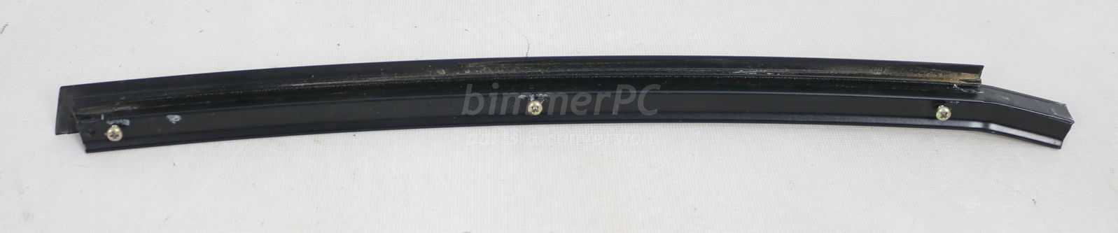 Picture of BMW 51341934296 Rear Right Door Side Quarter Main Glass Divider Exterior Trim Moulding Insert E34 for sale