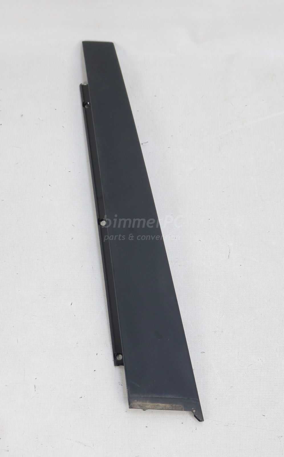 Picture of BMW 51348181372 Rear Right Door Exterior B Pillar Side Edge Trim Moulding Panel E34 for sale