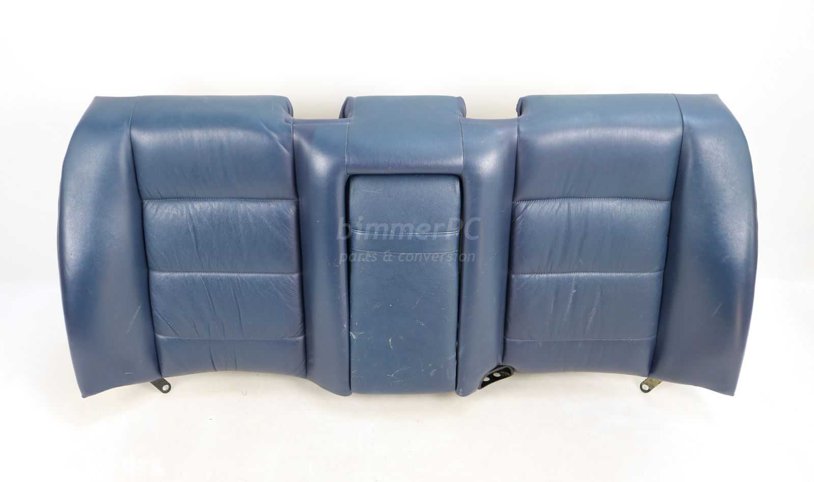 Picture of BMW  Ultramarine Blue Rear Seat Backrest Cushion Leather E34 Sedan Late for sale