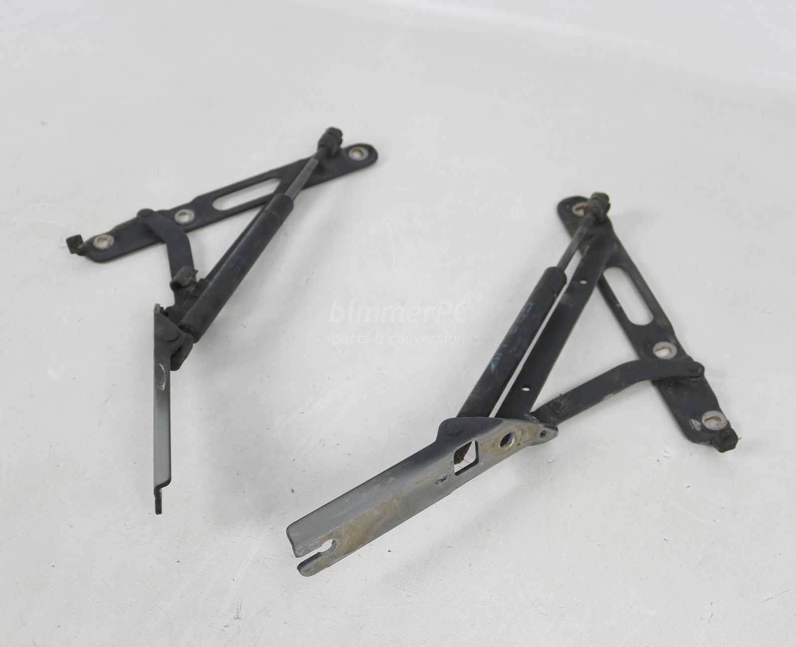 Picture of BMW 41628119163 Black Trunk Lid Arms Supports Mounts Hinges E36 for sale