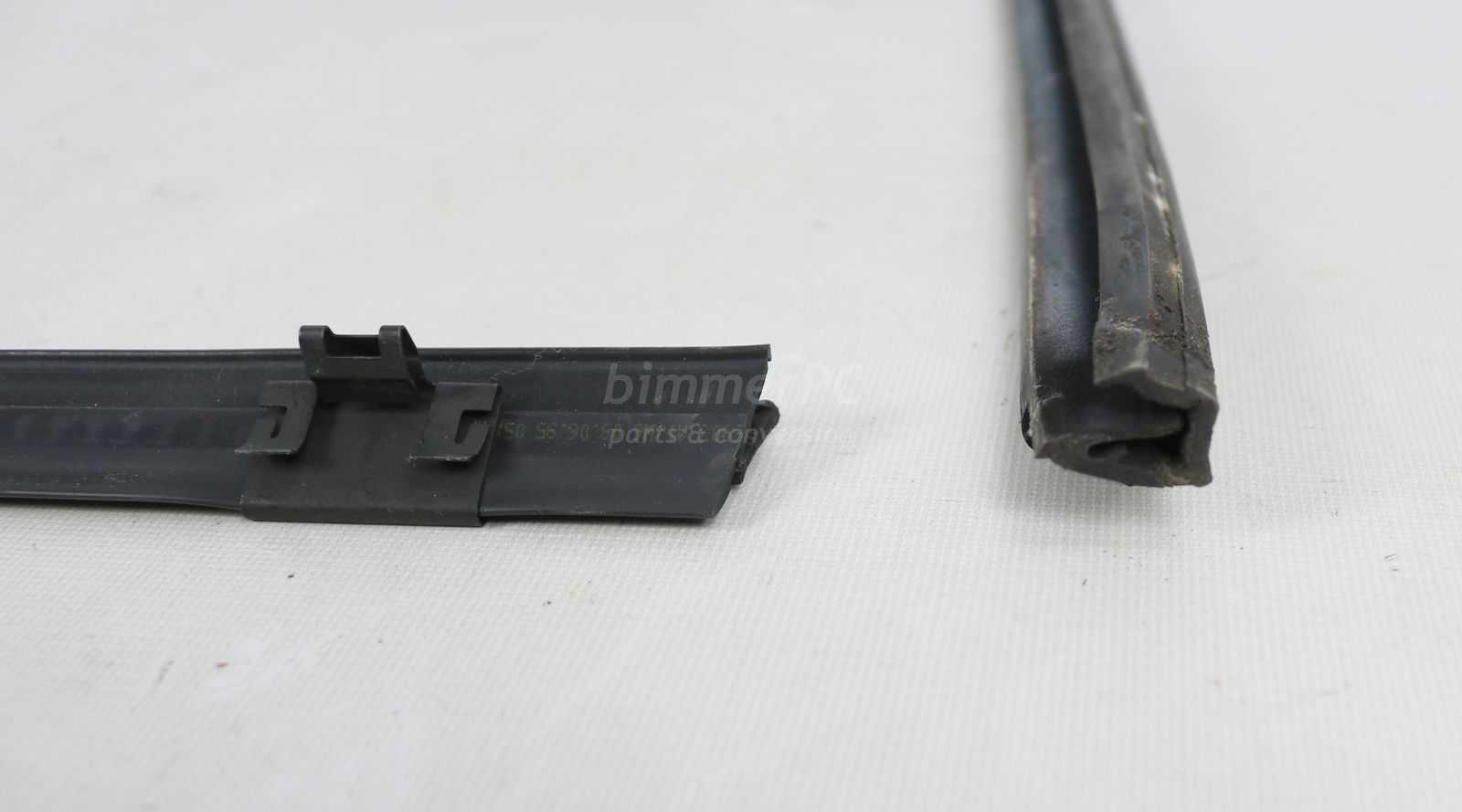 Picture of BMW 51348213984 Right Rear Passengers Door Glass Rubber Window Channel Seal Guides Trims Set E36 Sedan for sale