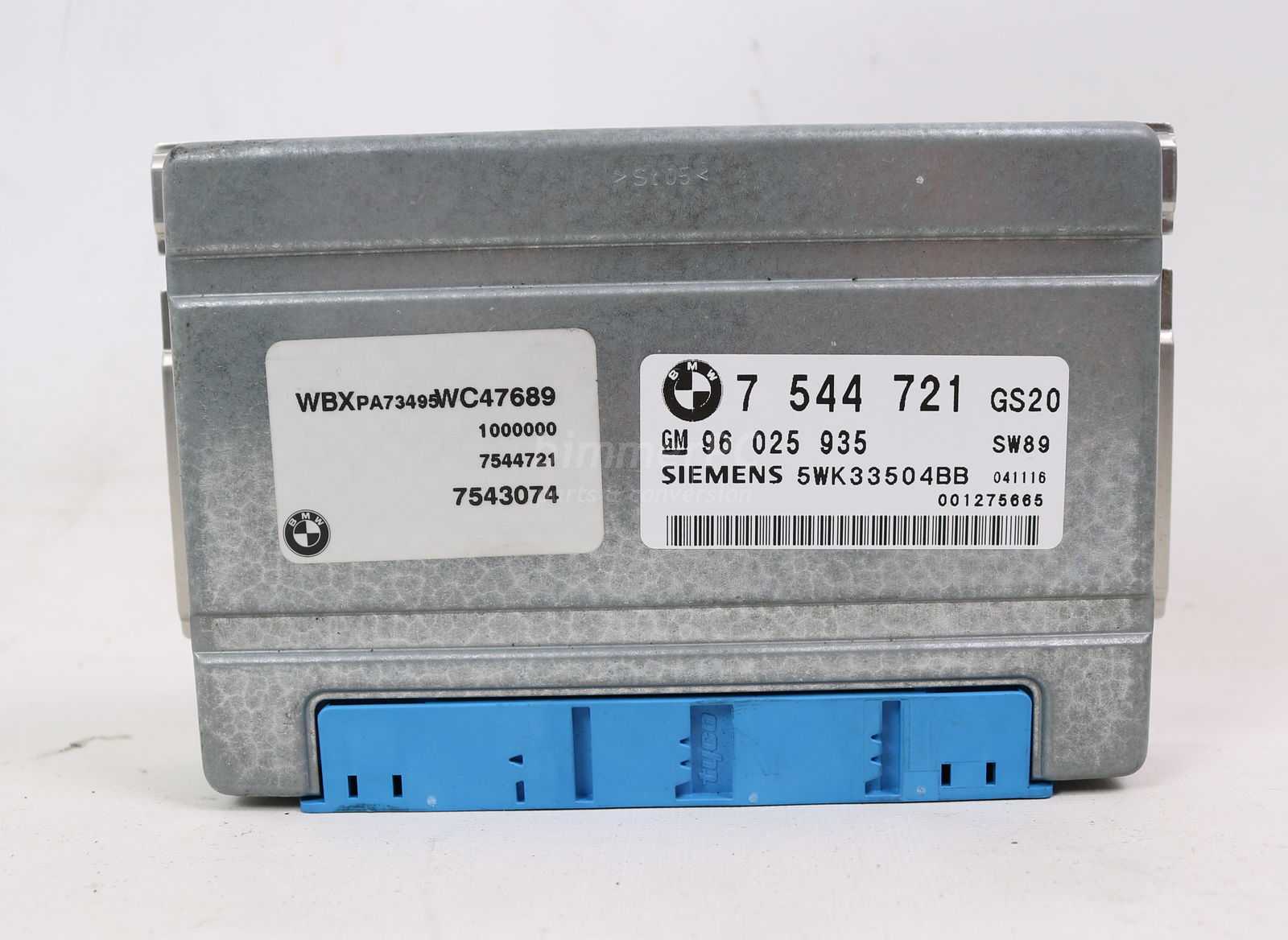 Picture of BMW 24607544721 AEGS Transmission Control Module GS20 E83 E46 E53 for sale