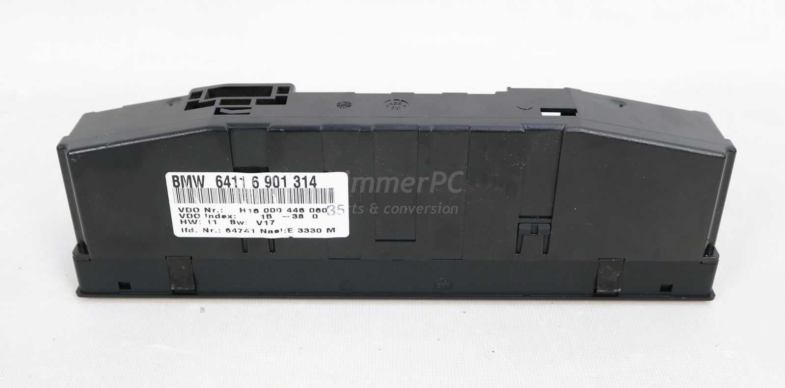 Picture of BMW 64116901314 Heater AC Climate Control Interface Display Panel IHKA E38 for sale