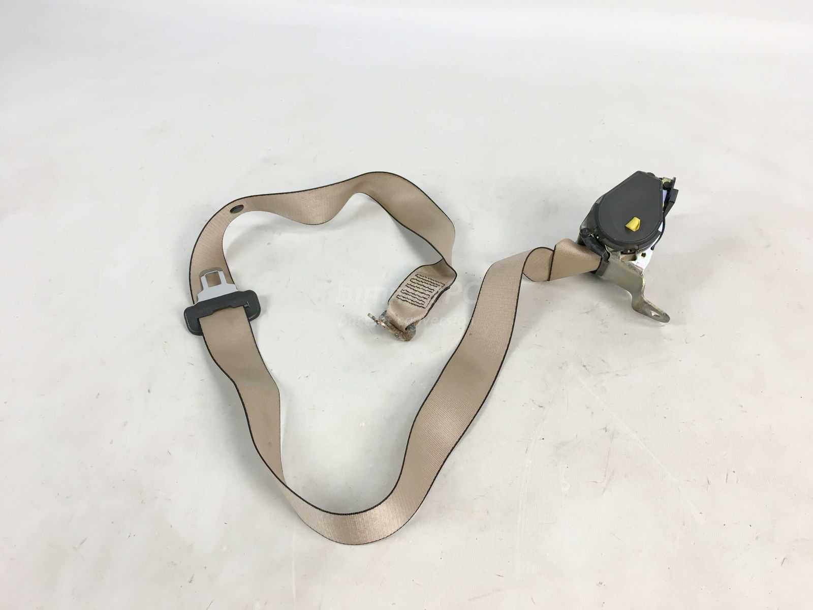 Picture of BMW 72118174390 Sand Beige Tan Rear Upper Seat Belt E38 for sale