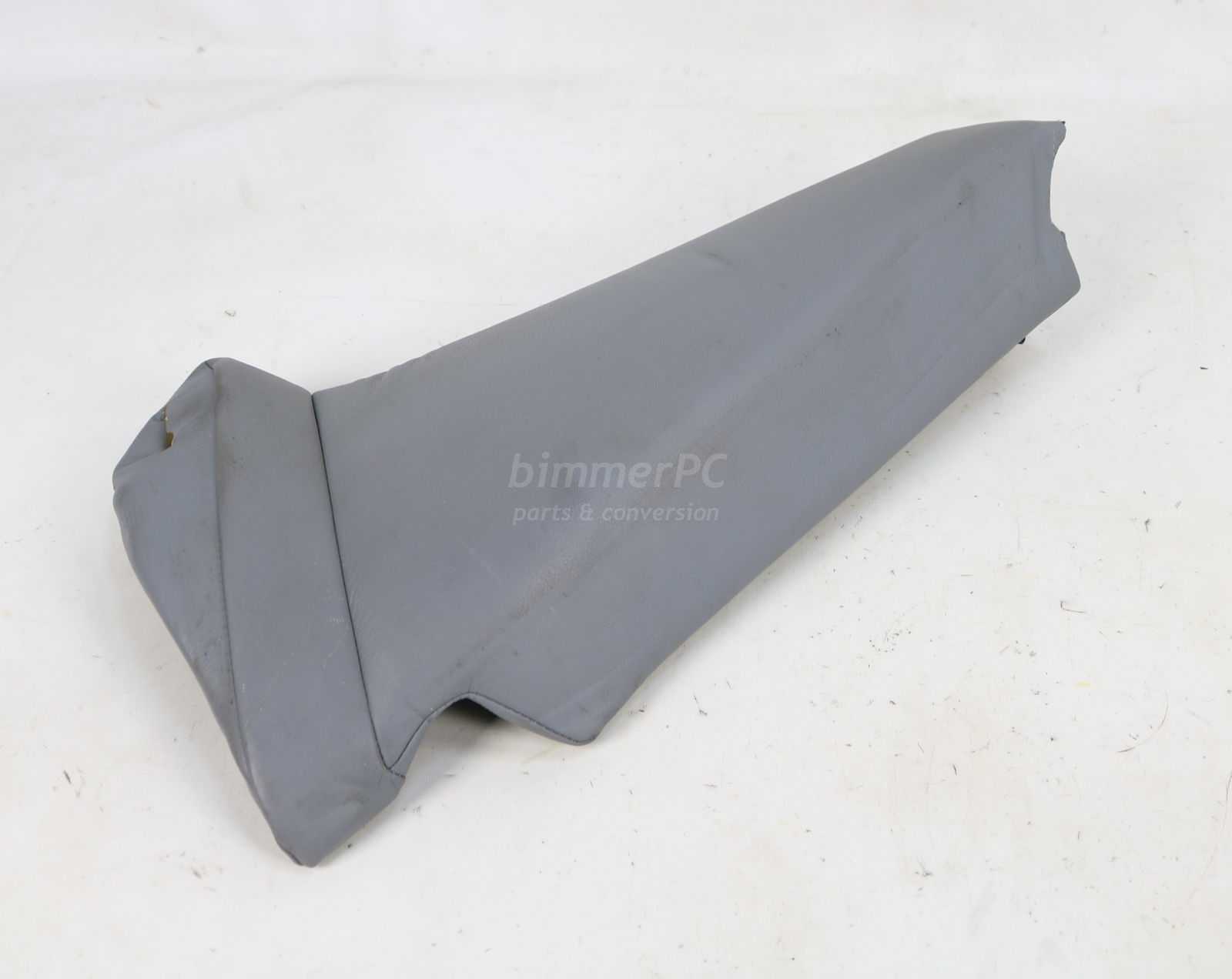 Picture of BMW 52208258700 Right Rear Seat Outer Bolster Cushion Gray Leather Through Loading E46 Coupe for sale