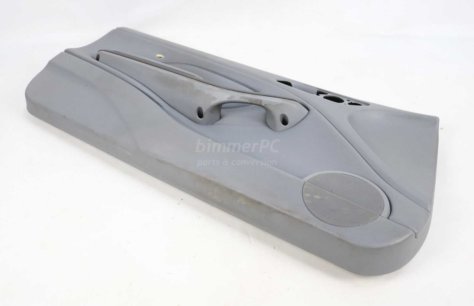 Picture of BMW 51418224079 Drivers Left Front Door Panel Gray Leather E46 Coupe Convertible for sale