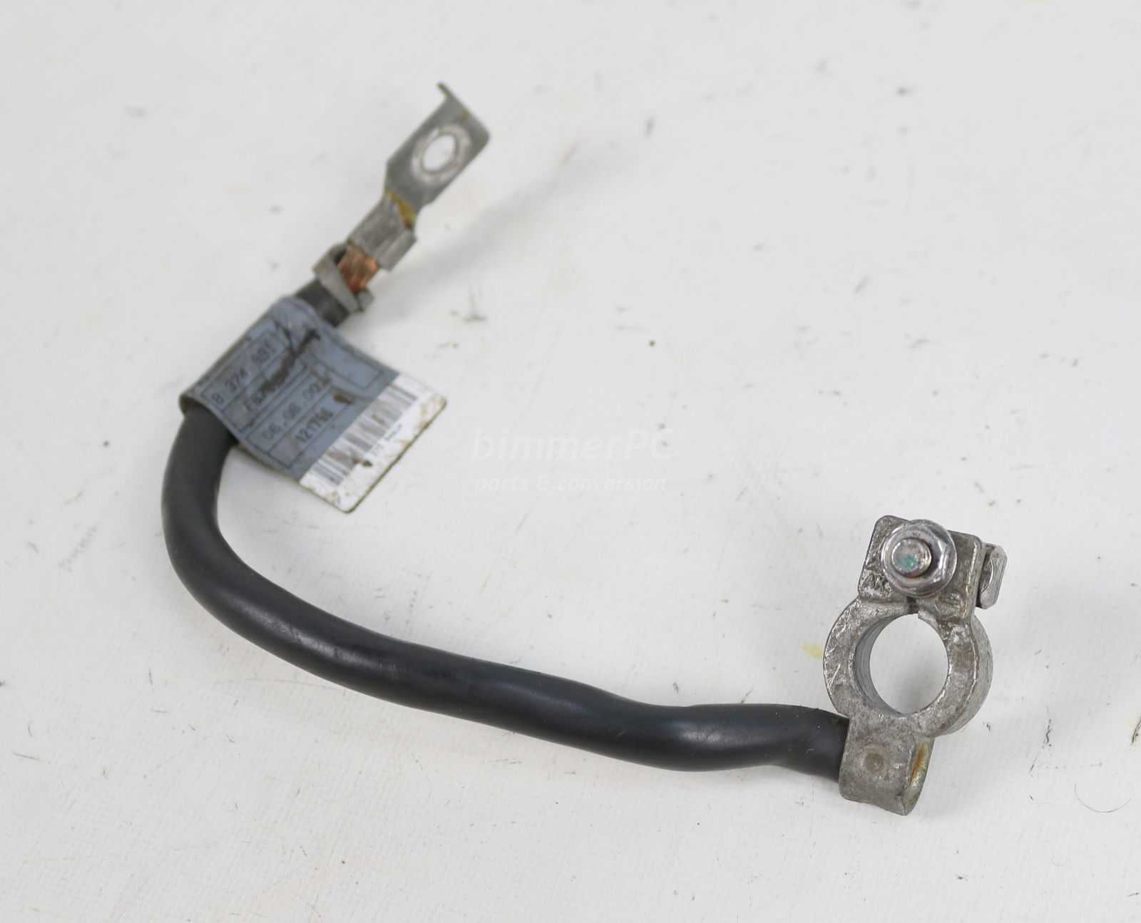 Picture of BMW 61128373946 Battery Grounding Cable Brown Negative Terminal E46 for sale