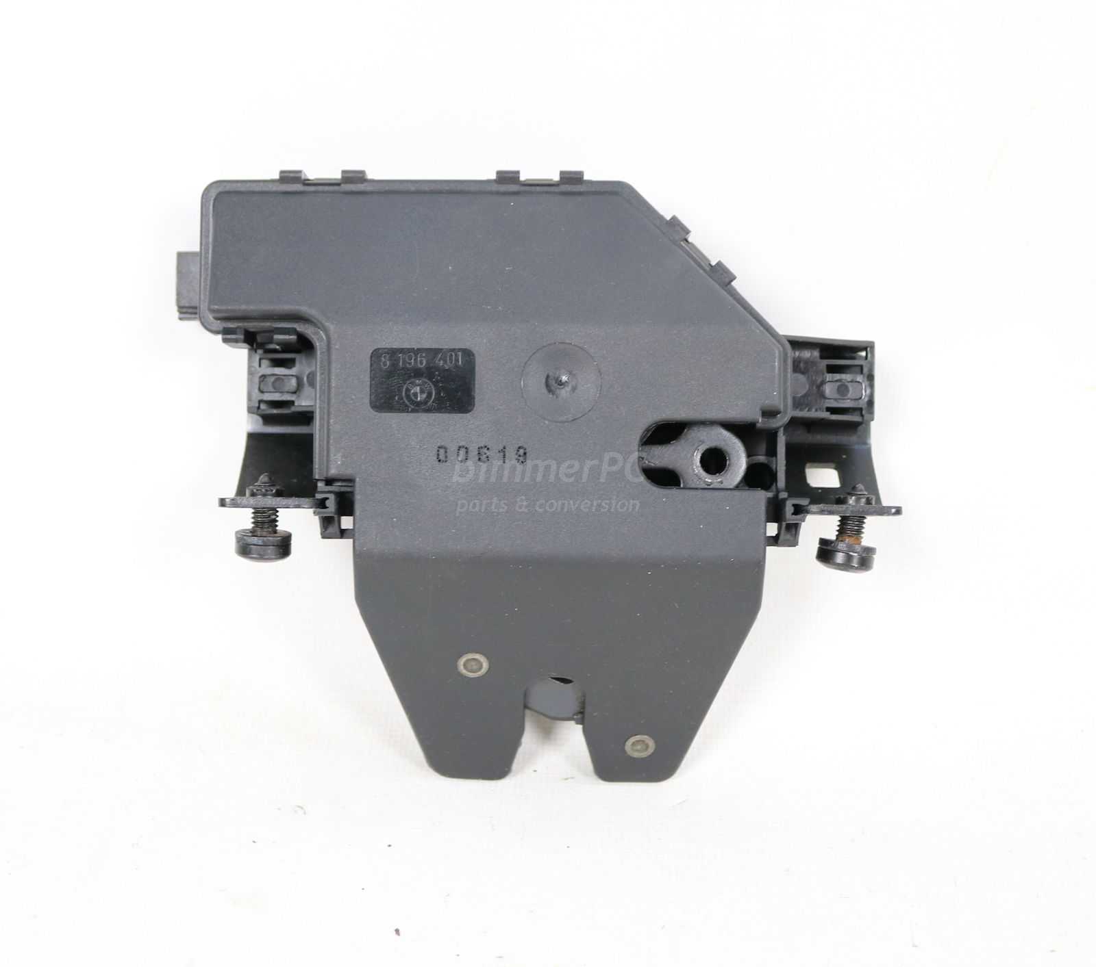 Picture of BMW 51248196401 Trunk Lid Lock Actuator Latch E46 E60 E63 E64 E82 E85 E86 Z4 E90 E92 M3 for sale