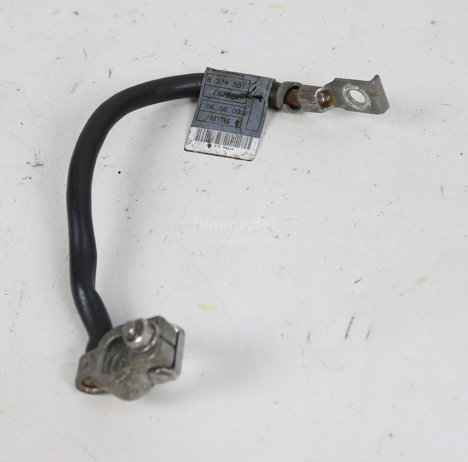 Picture of BMW 61128373946 Battery Grounding Cable Brown Negative Terminal E46 for sale