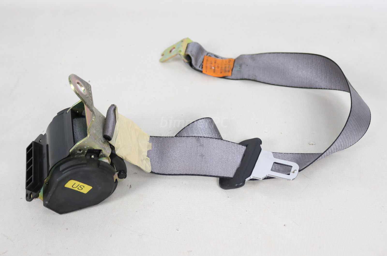 Picture of BMW 72118174389 Gray Rear Seat Upper Safety Belt E38 for sale