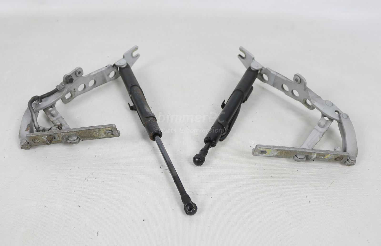 Picture of BMW  Hood Support Mounting Hinges Brackets Lift Arms Left Right Set E38 for sale