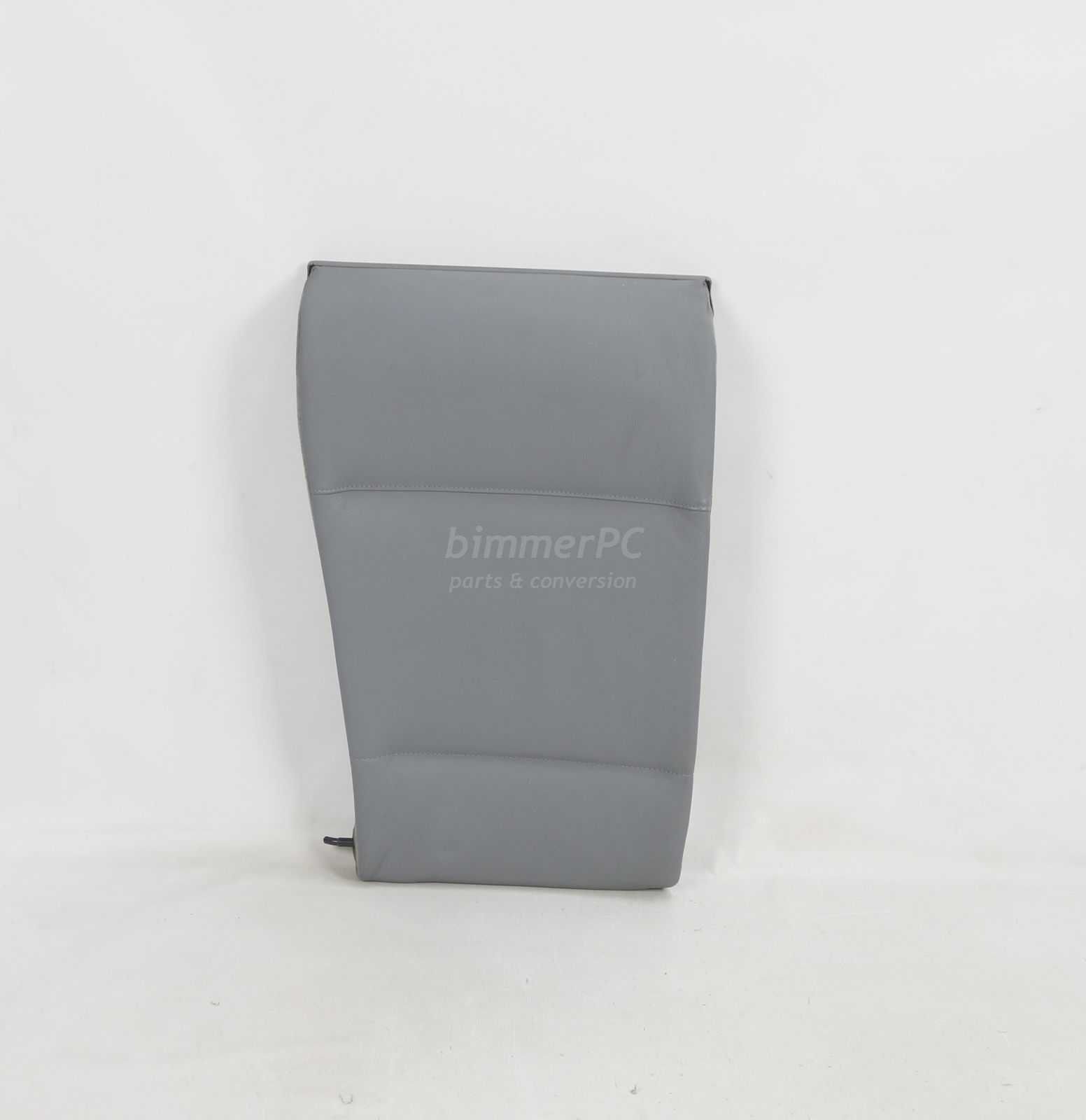 Picture of BMW 52208225782 Gray Leather Right Rear Seat Backrest Cushion w Fold Down E46 Sedan Coupe for sale