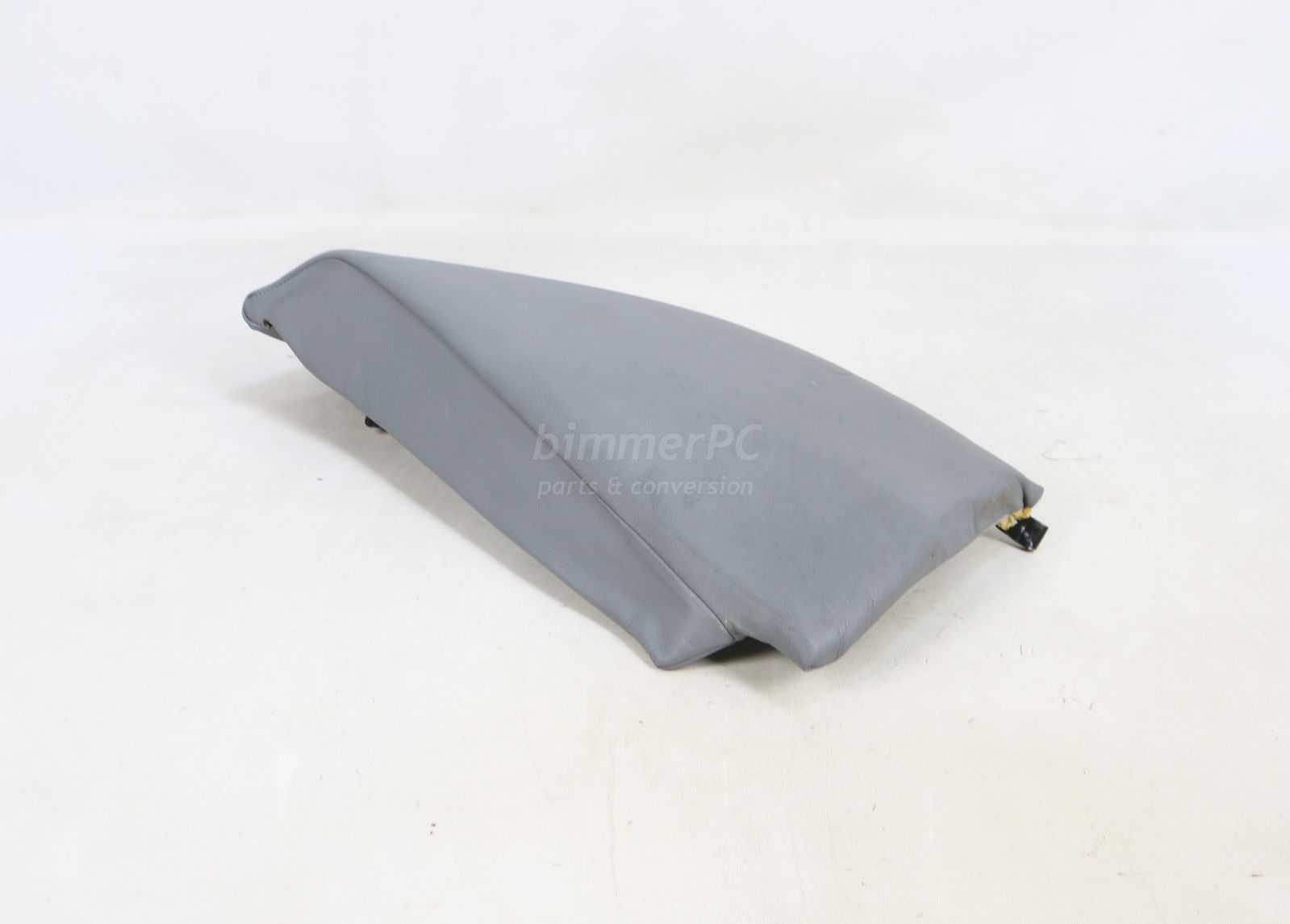 Picture of BMW 52208254953 Left Rear Seat Outer Bolster Cushion Gray Leather Through Loading E46 Sedan for sale