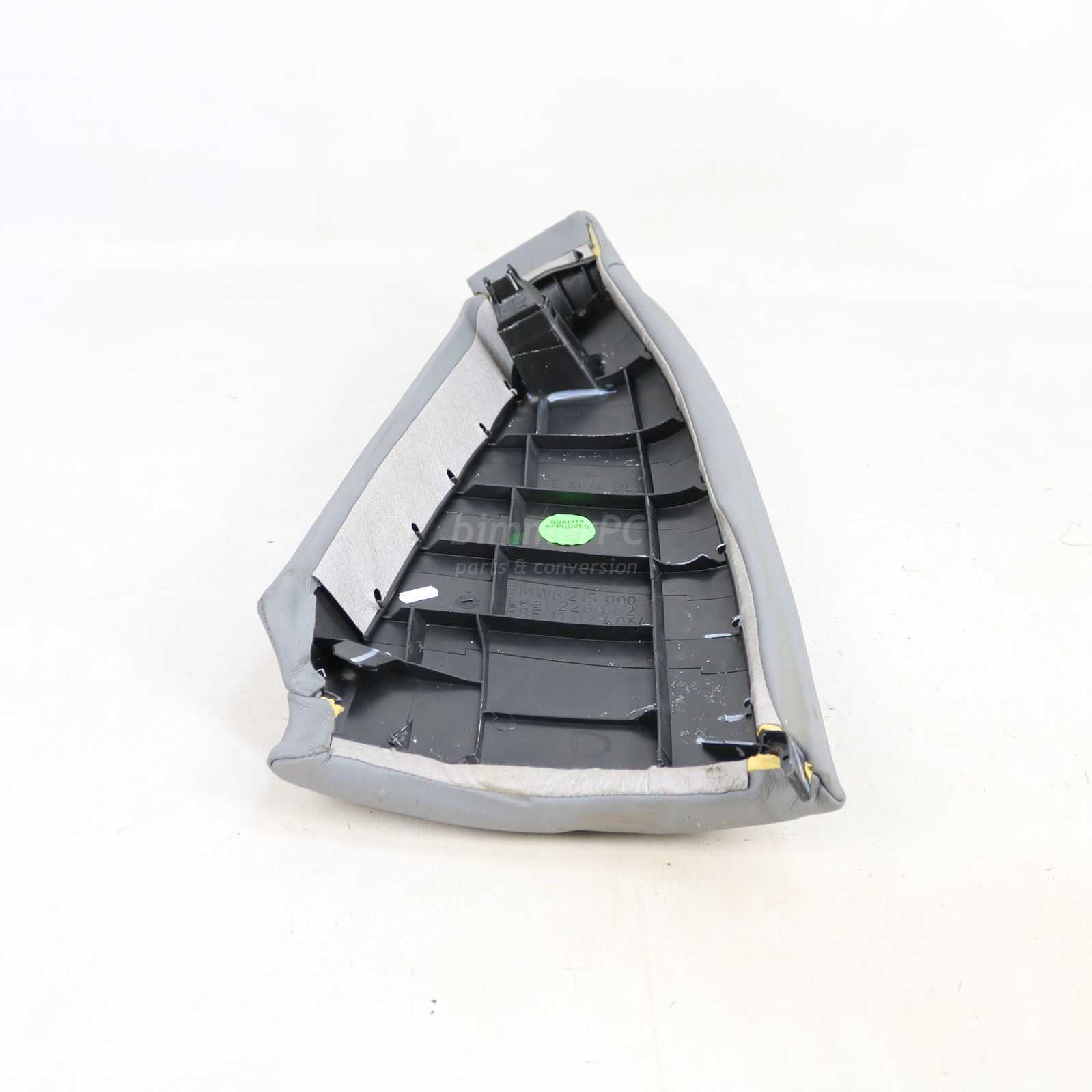 Picture of BMW 52208254954 Right Rear Seat Outer Bolster Cushion Gray Leather Through Loading E46 Sedan for sale