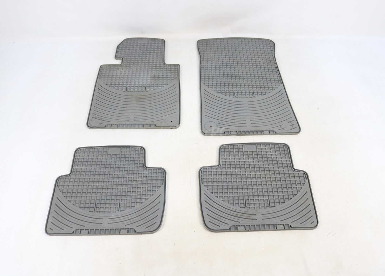 Picture of BMW  Gray Rubber Floor Mats RWD E46 Sedan Touring Wagon for sale