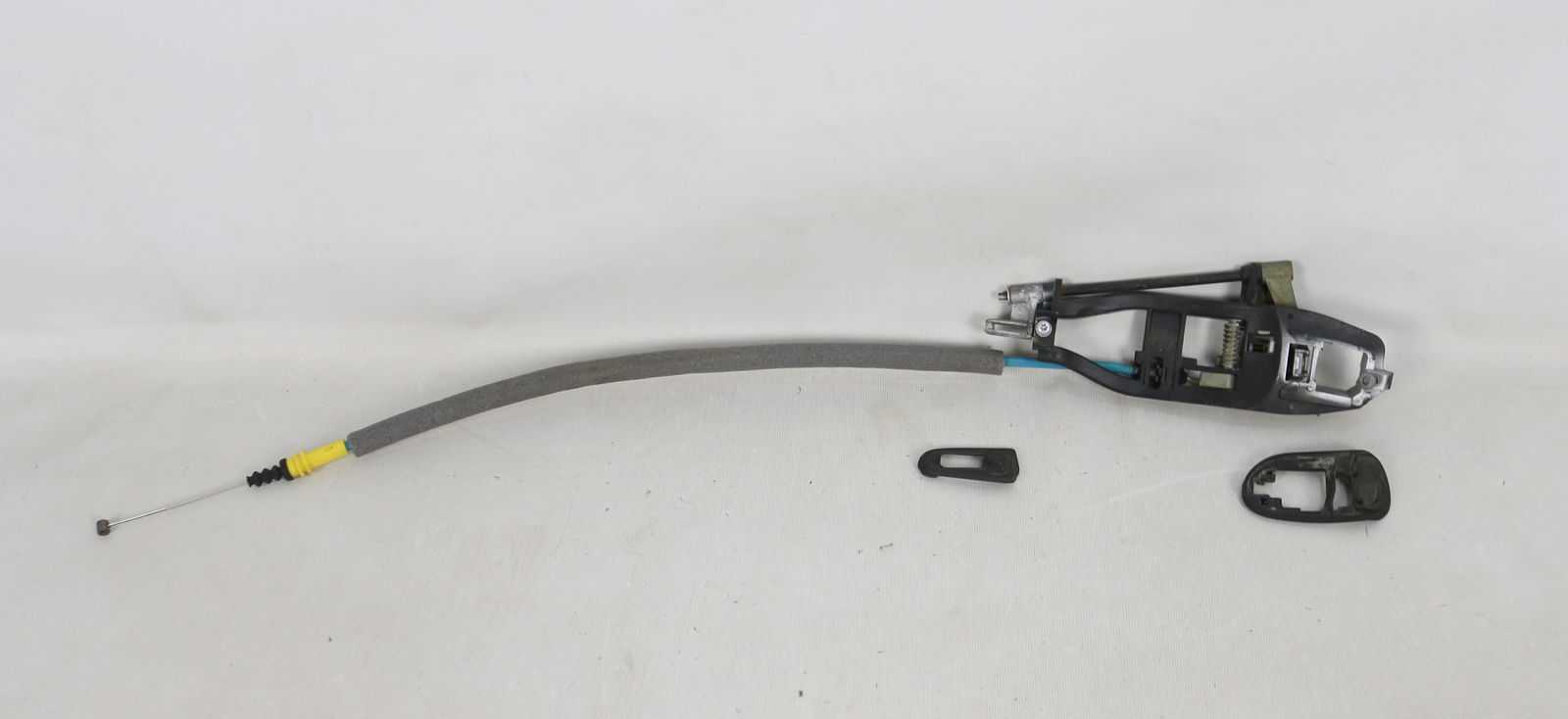 Picture of BMW 51227044841 Left Rear Door Handle Carrier Lock Frame Mounting Bracket E46 Sedan Wagon Late for sale