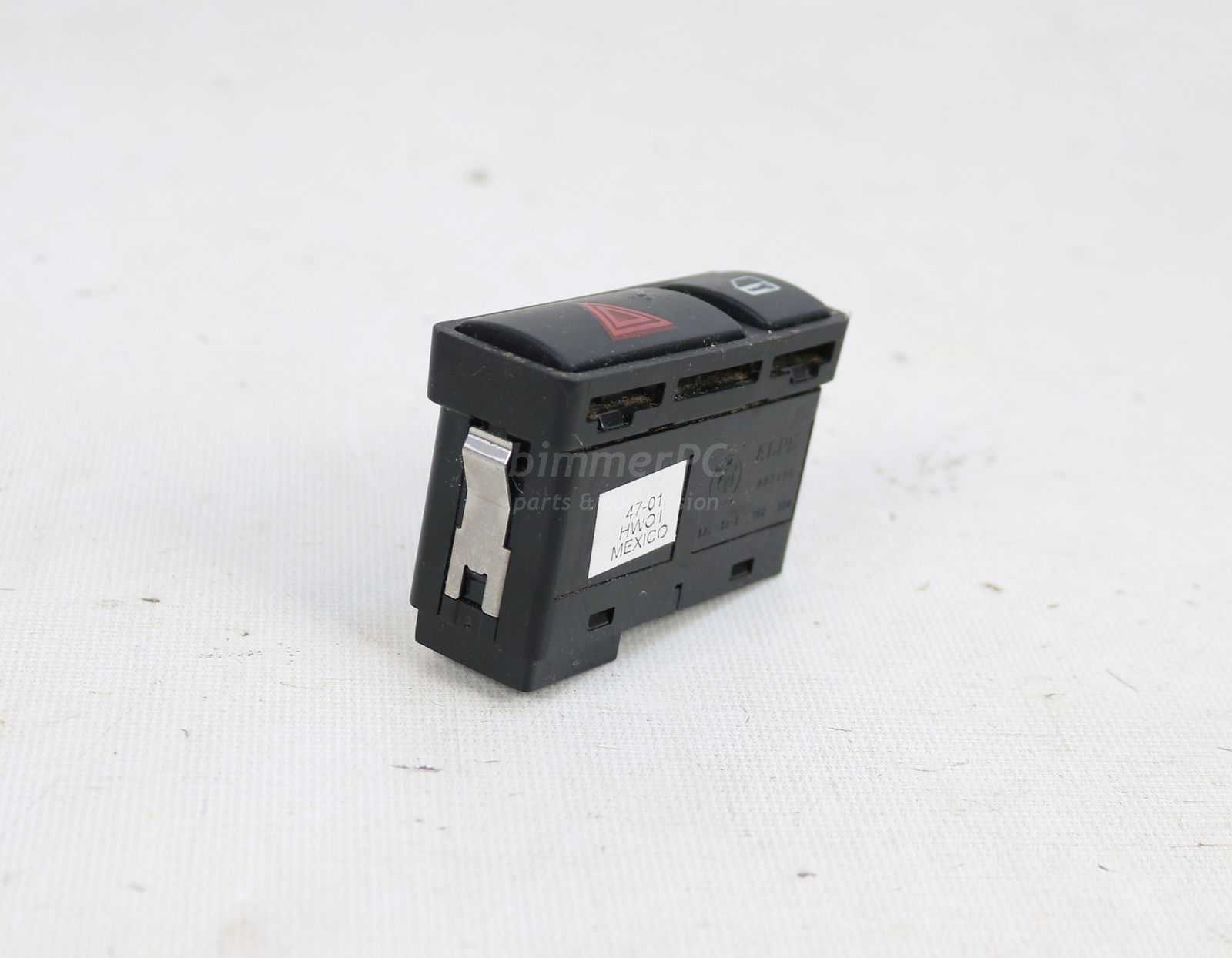 Picture of BMW 61318368920 Central Locking Hazard Switch Console E53 E46 E85 E86 for sale