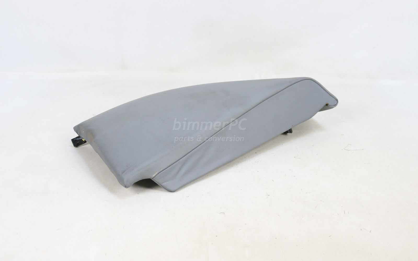 Picture of BMW 52208254954 Right Rear Seat Outer Bolster Cushion Gray Leather Through Loading E46 Sedan for sale