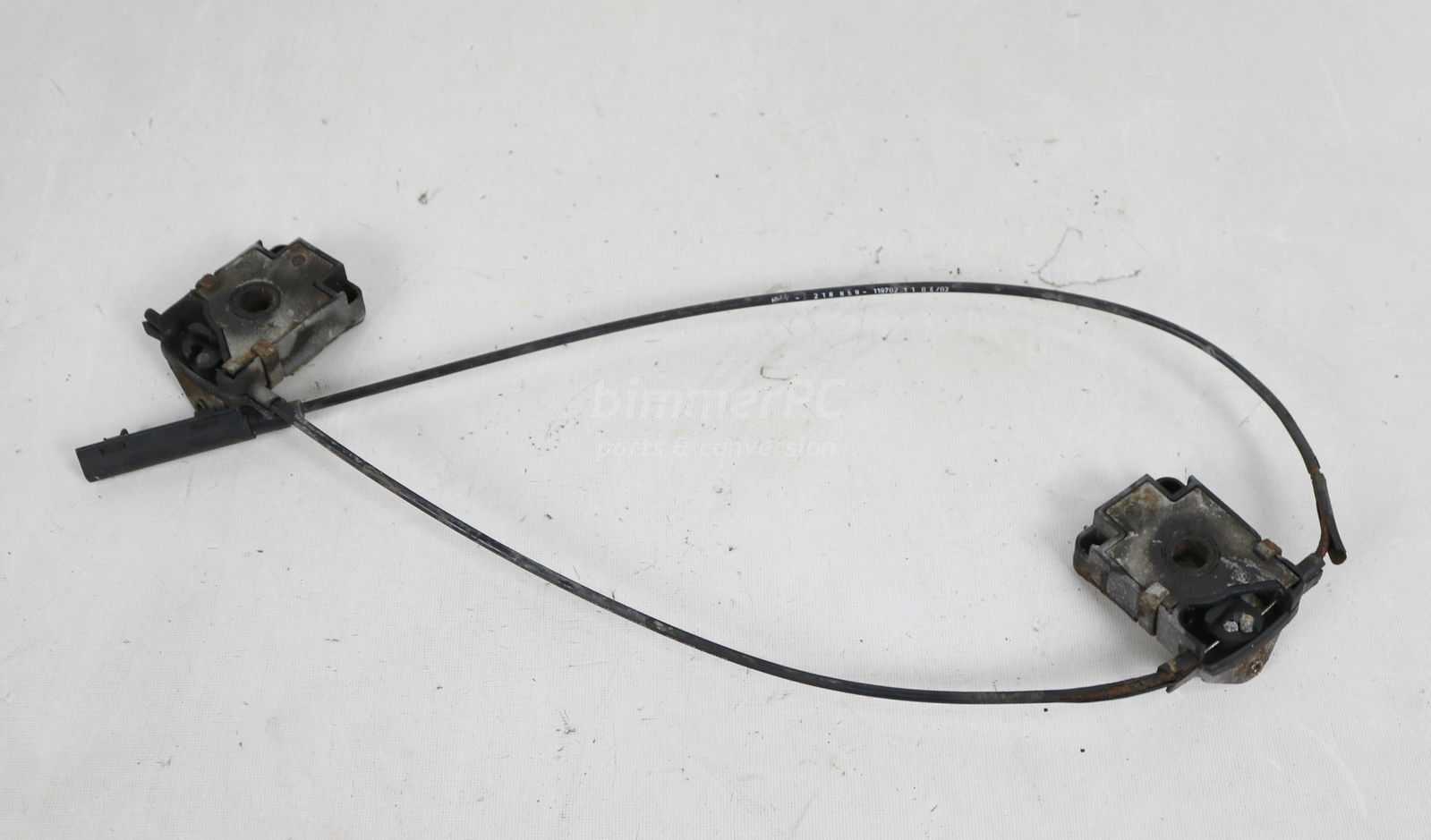 Picture of BMW 51238208630 Hood Release Latches Catches Cables Set Left Right E46 for sale