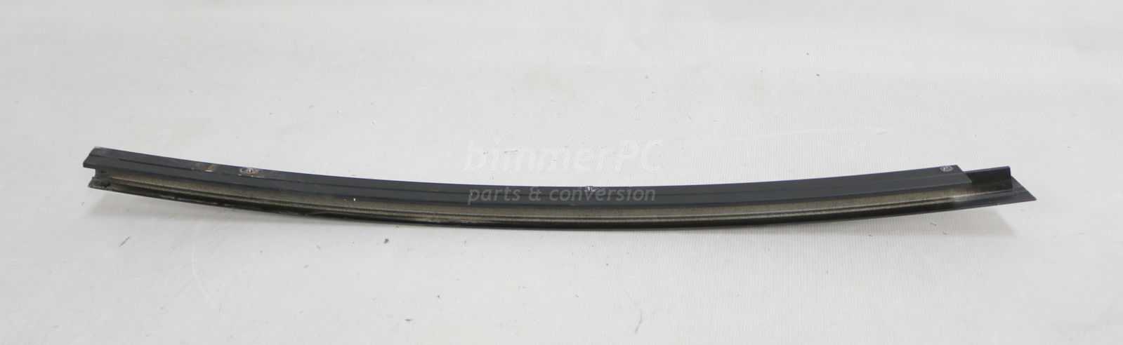 Picture of BMW 51348160973 Left Rear Door Glass Window Metal Guide Channel Trim E46 Sedan for sale