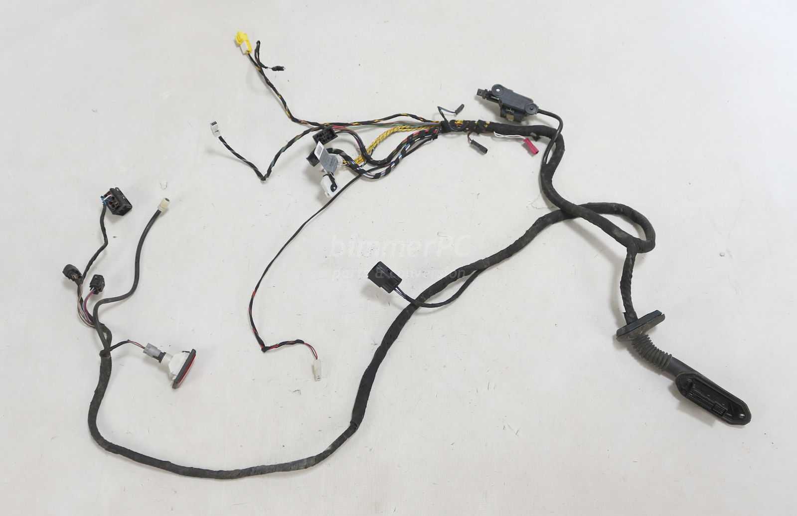 Picture of BMW 61128382131 Left Front Drivers Door Wiring Harness DSP HiFi Facelift E38 Late for sale