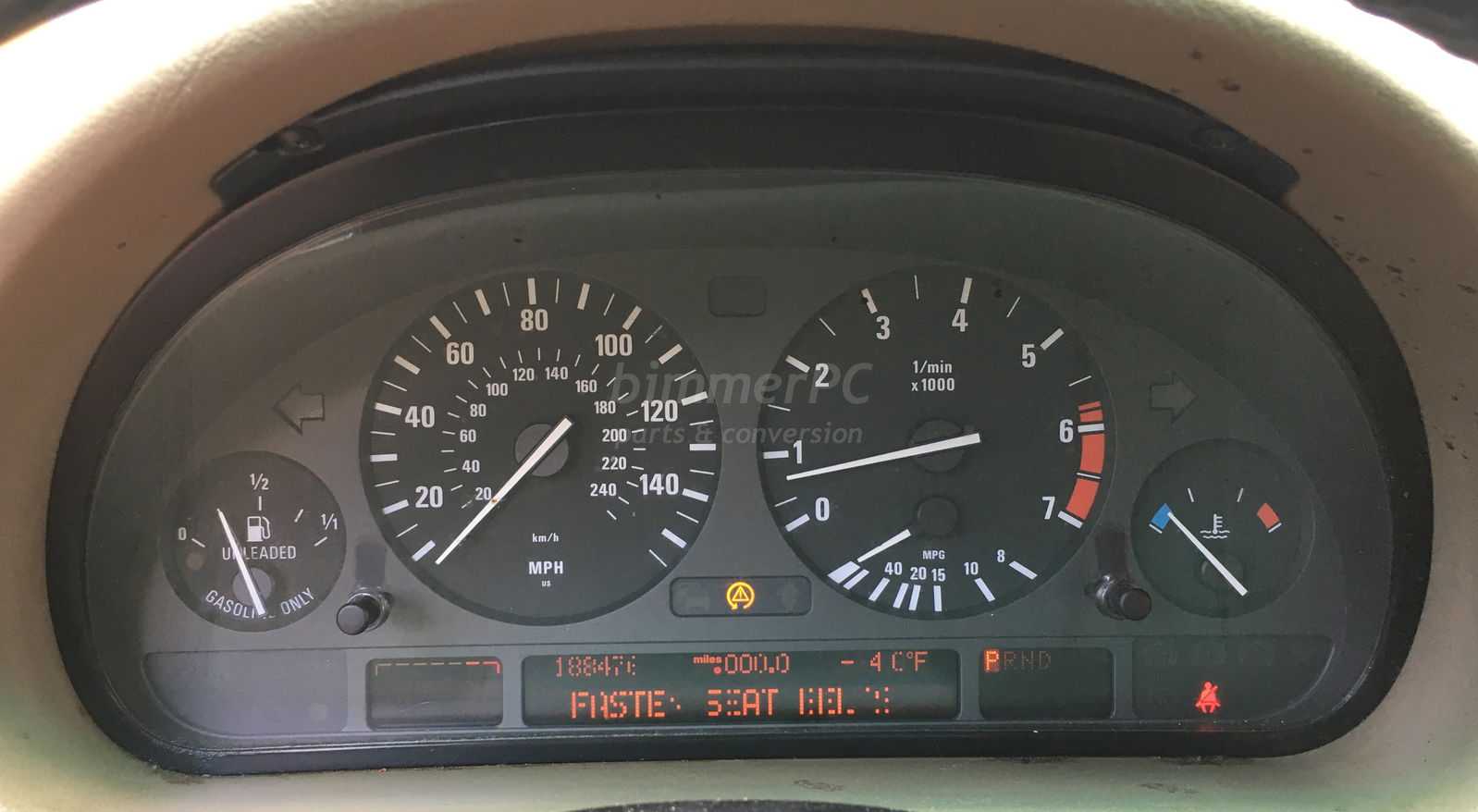 Picture of BMW 62116906996 Dash Instrument Cluster Gauges E38 E53 for sale