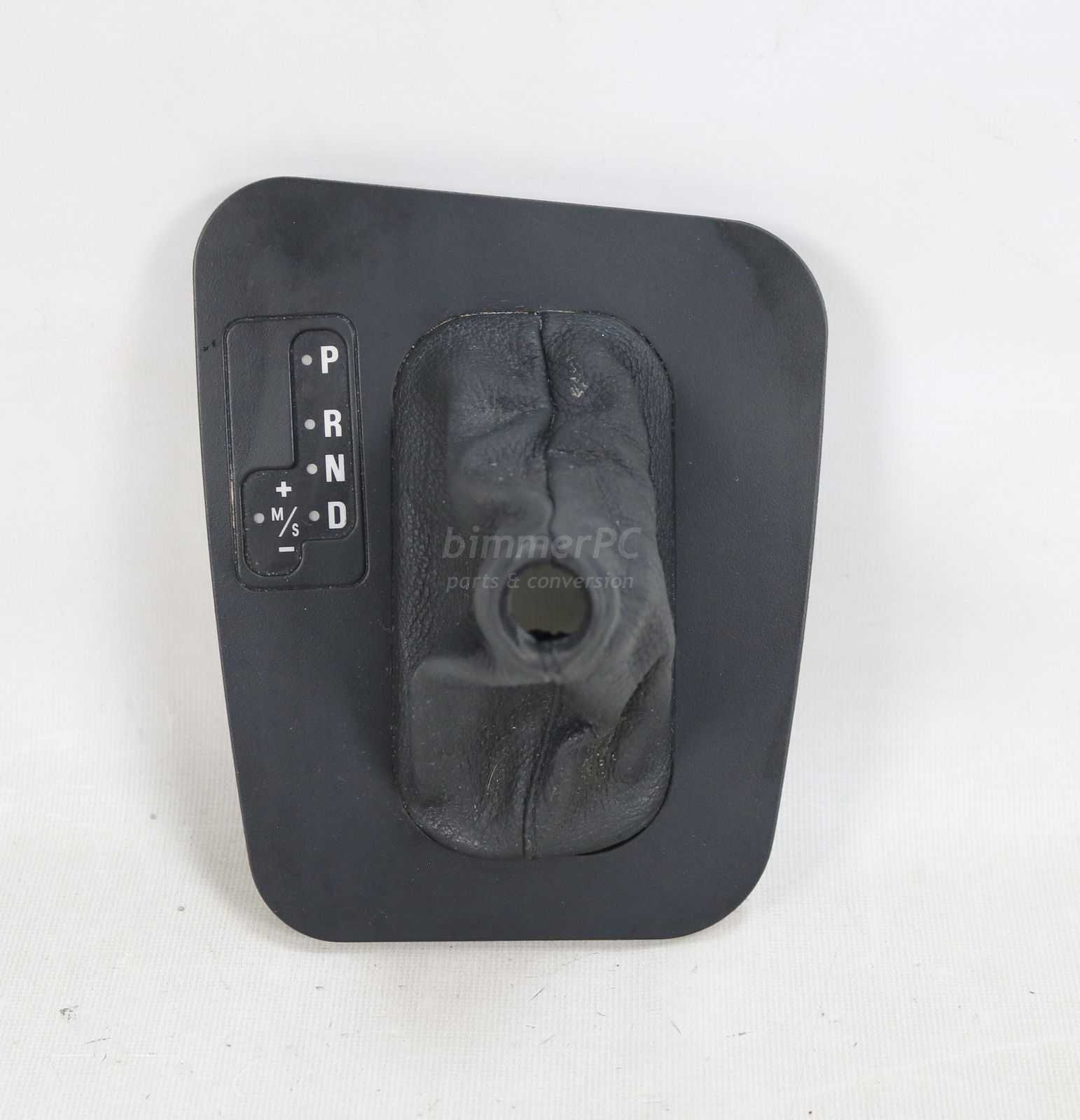 Picture of BMW 51168251275 Shifter Trim Console Cover Leather Boot E38 Steptronic Late for sale