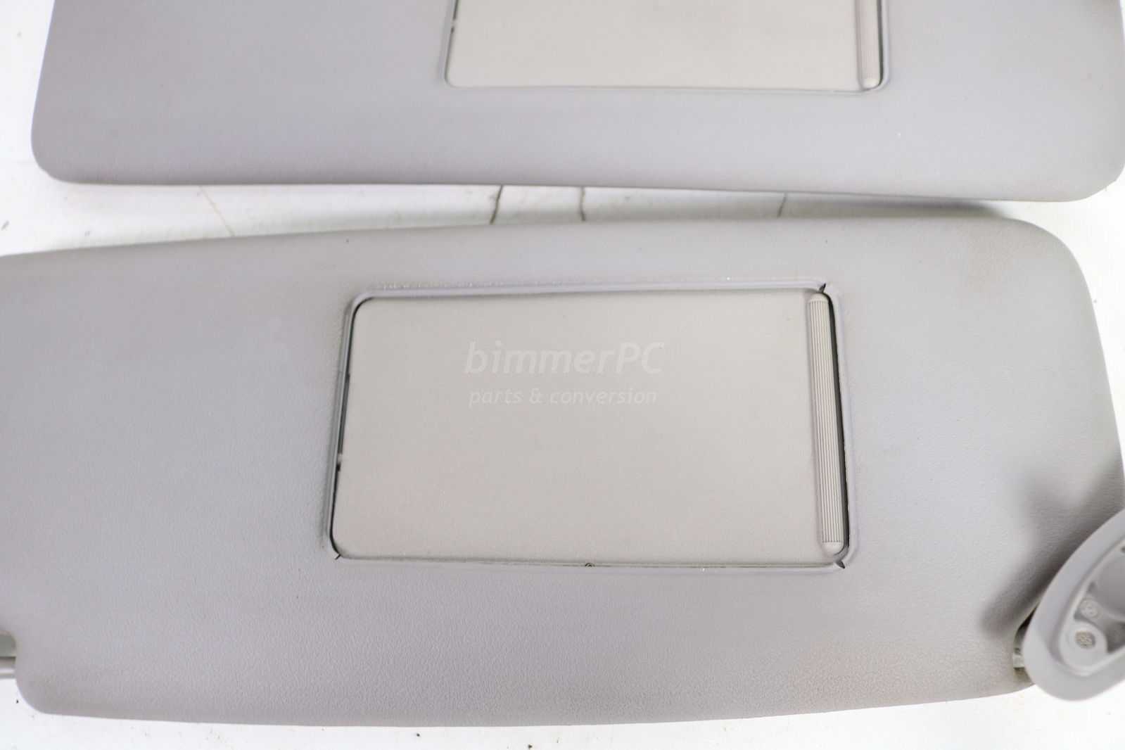 Picture of BMW 51161948551 Sun Visor Blinds Mirrors Left Right Set Gray Grau E32 1987 for sale