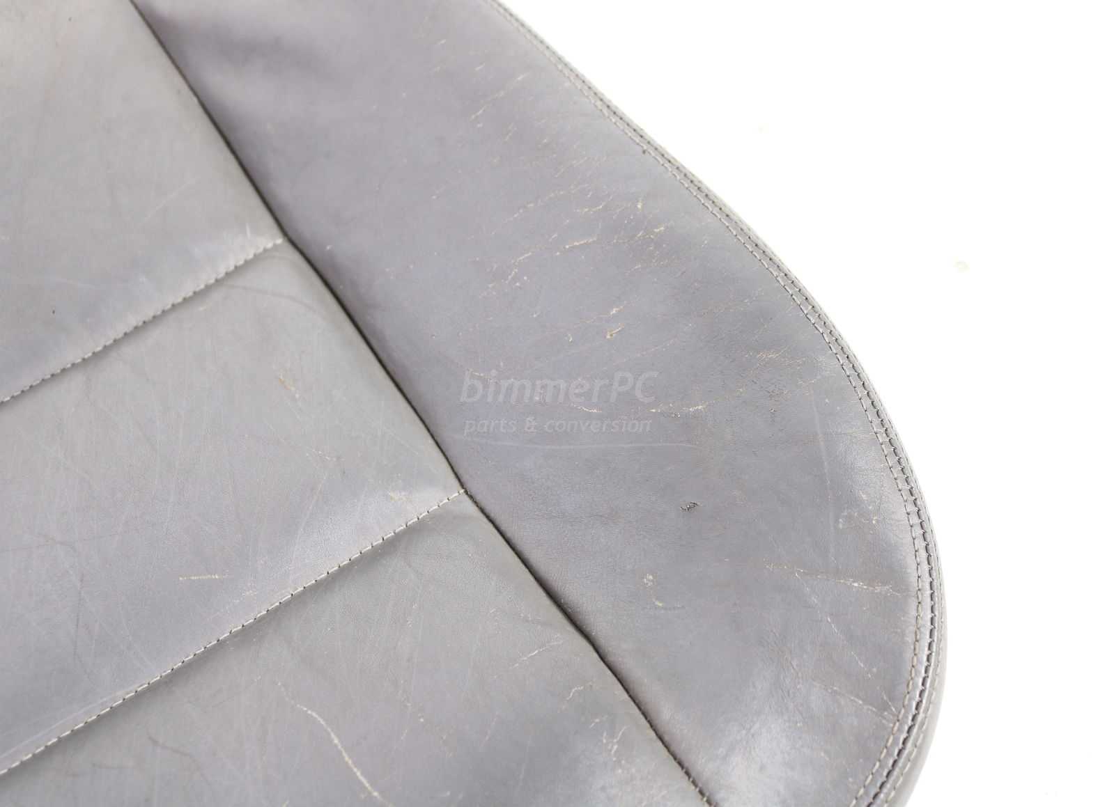 Picture of BMW 52101966142 Front Seat Base Cushion Gray Heated Leather E32 E34 for sale