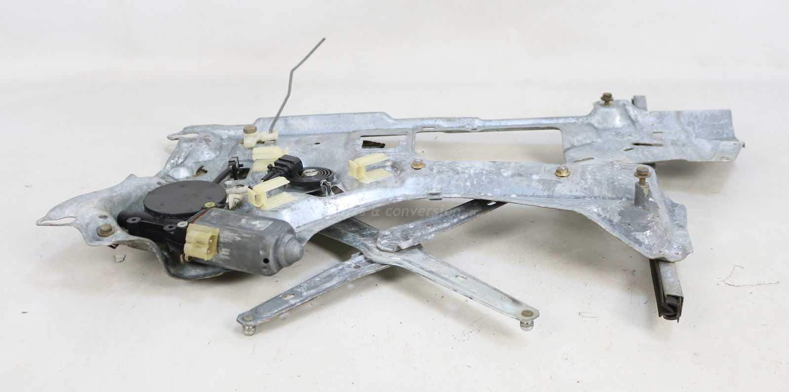 Picture of BMW 51341928324 Right Rear Door Window Regulator w Motor Gearbox E32 Short Wheelbase for sale