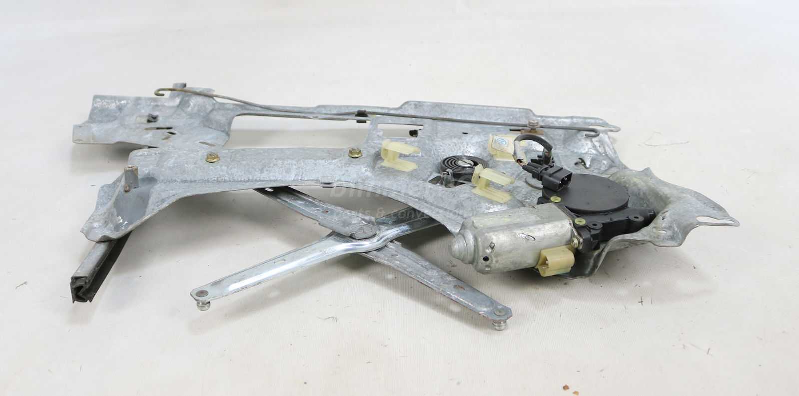 Picture of BMW 51341928323 Left Rear Door Window Regulator w Motor Gearbox E32 Short Wheelbase for sale