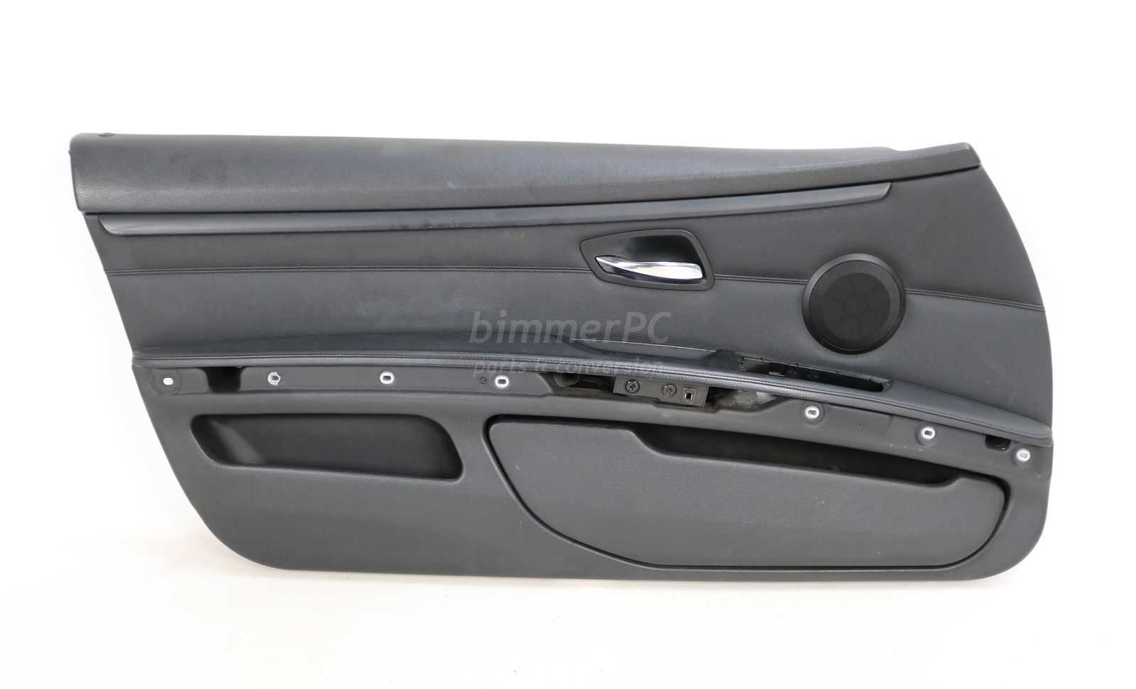 Picture of BMW 51417219037 Drivers Left Front Door Panel Black Leather E92 Coupe E93 Convertible for sale