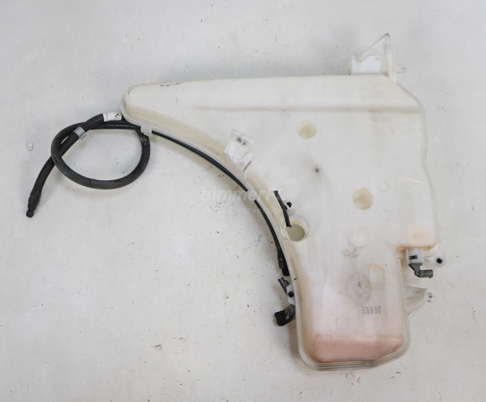 Picture of BMW 61677157145 Windshield Washer Tank Fluid Reservoir Wash Pumps Headlamp Cleaning E92 E93 for sale