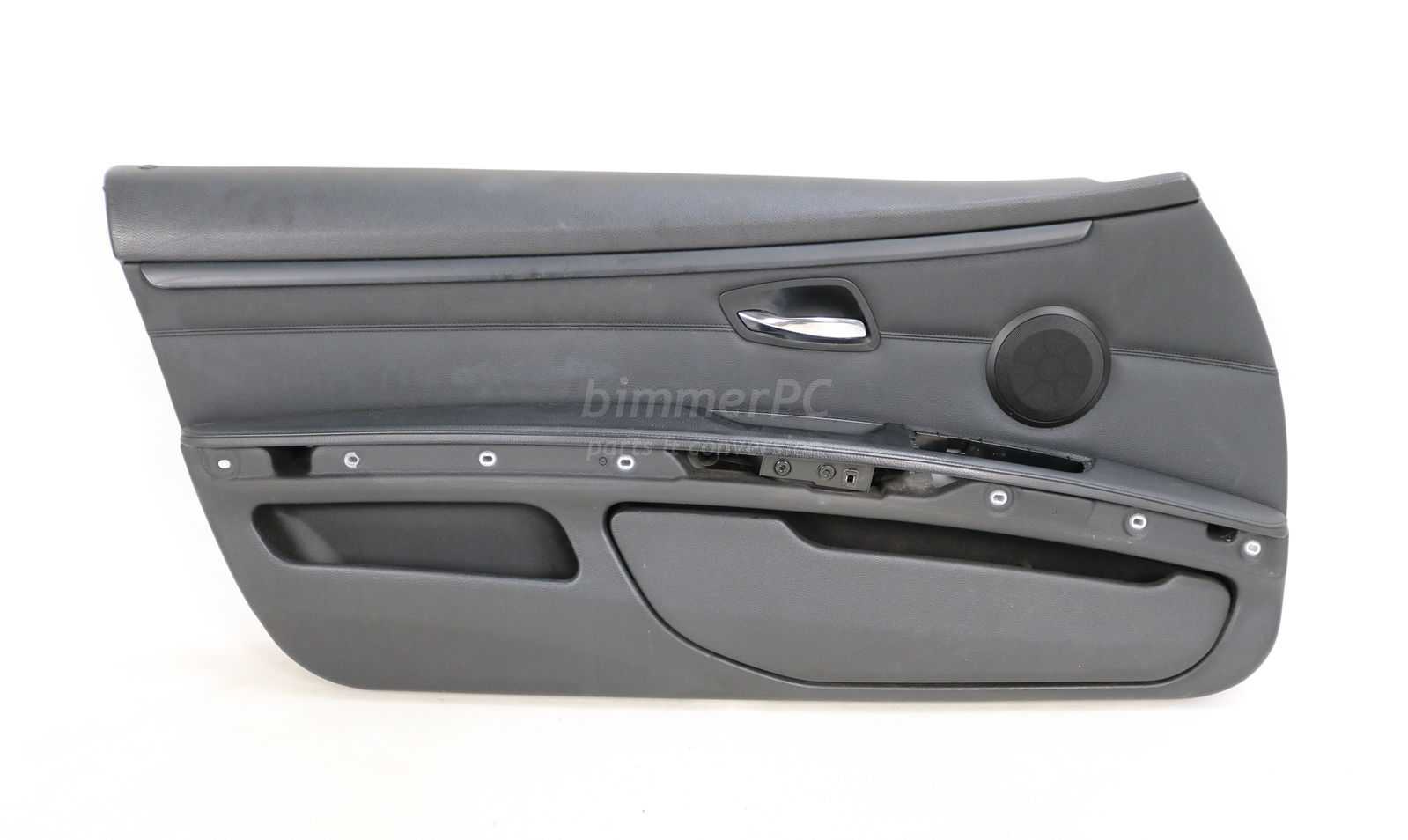 Picture of BMW 51417219037 Drivers Left Front Door Panel Black Leather E92 Coupe E93 Convertible for sale