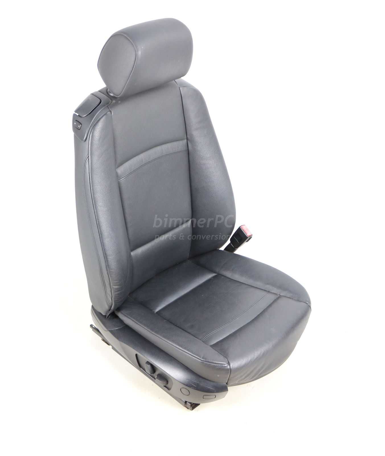 Picture of BMW 52109149376 Black Leather Front Right Passengers Heated Power Seat E92 Early for sale