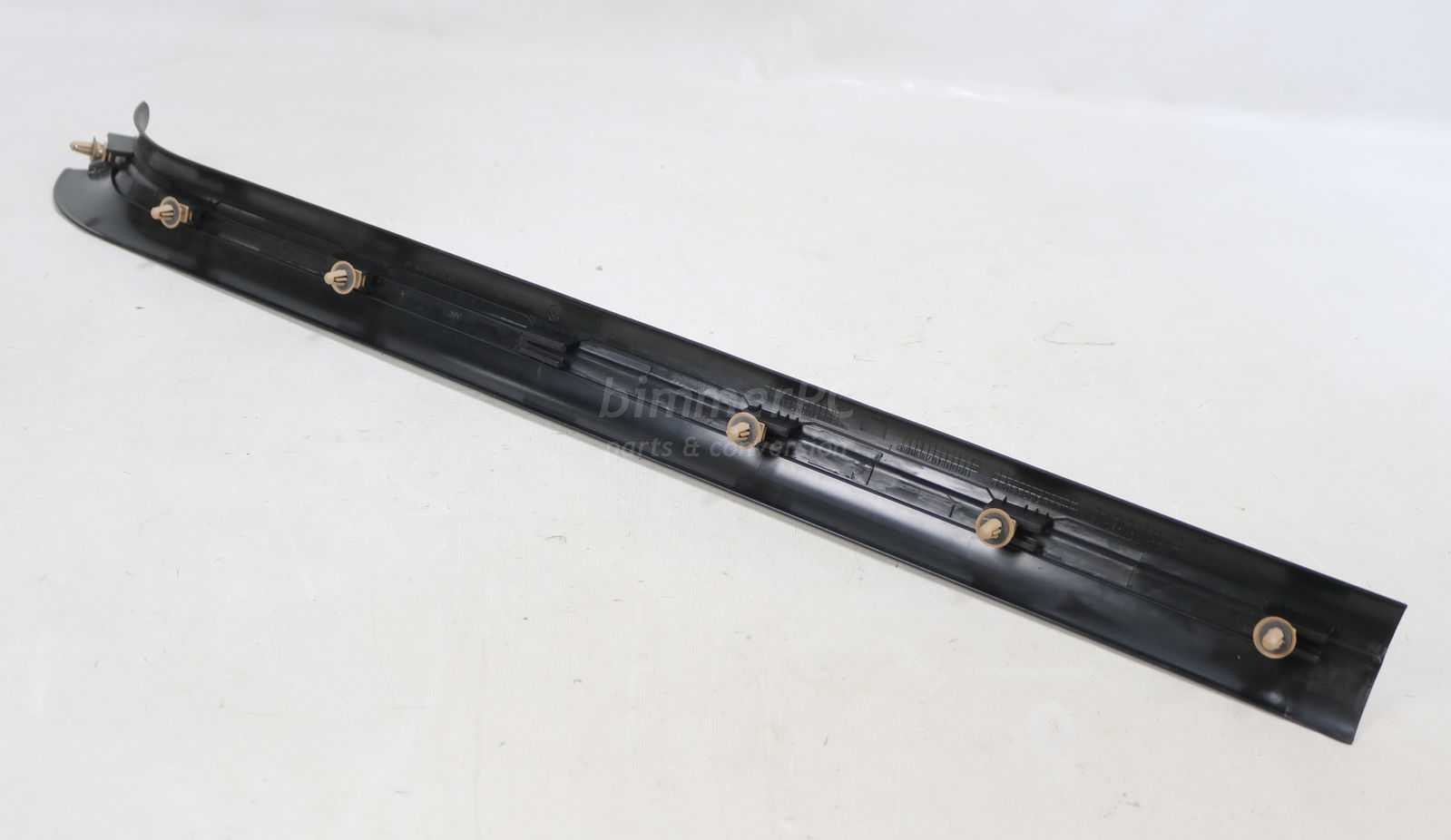 Picture of BMW 51476951382 Right Passengers Door Sill Scuff Plate Carpet Edge Trim Panel Cover Black E92 E93 for sale