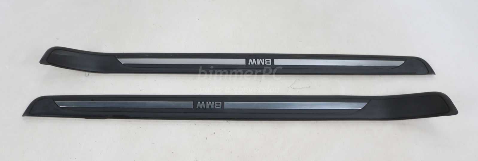 Picture of BMW 51477201965 Front Door Sill Plate Entry Panels Edge Trims Left Right Set E92 E93 for sale