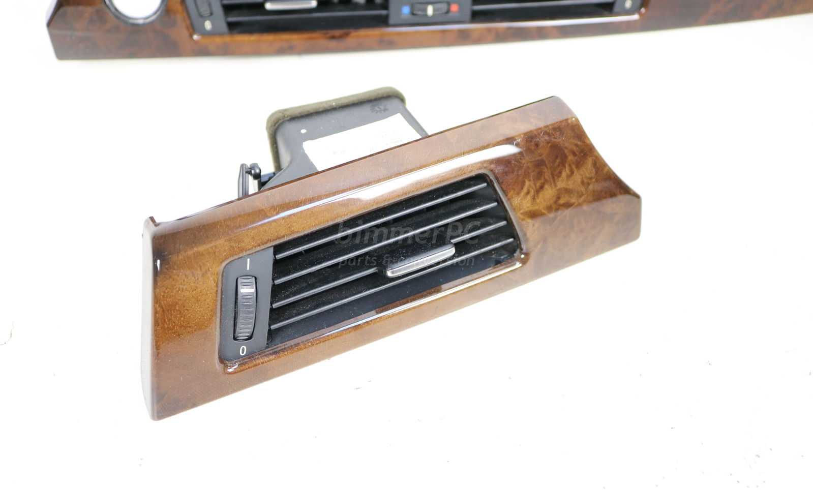 Picture of BMW 51456985540 Center Dashboard Wood Trim Moulding Panel Burr Walnut E90 E92 Late for sale