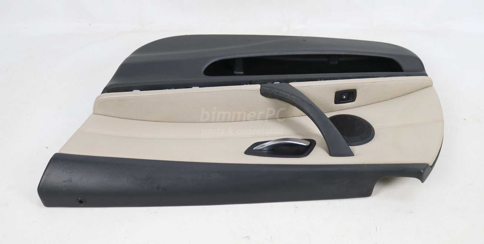 Picture of BMW 51419167828 Right Front Passengers Door Panel Oyster Beige Leather E90 E91 LCI Late for sale