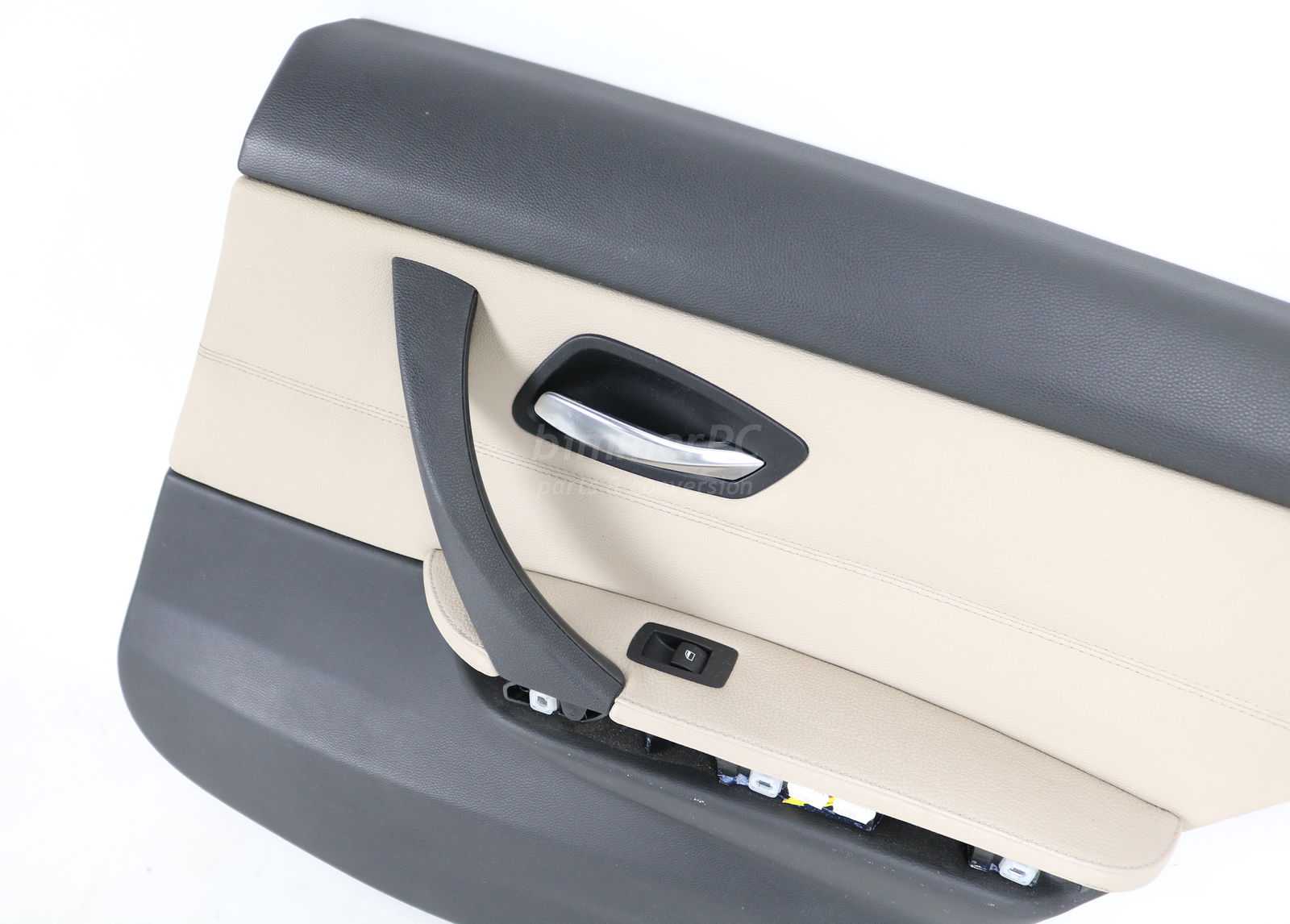 Picture of BMW 51429167912 Right Rear Door Panel Oyster Beige Leather E90 LCI Late Sedan for sale