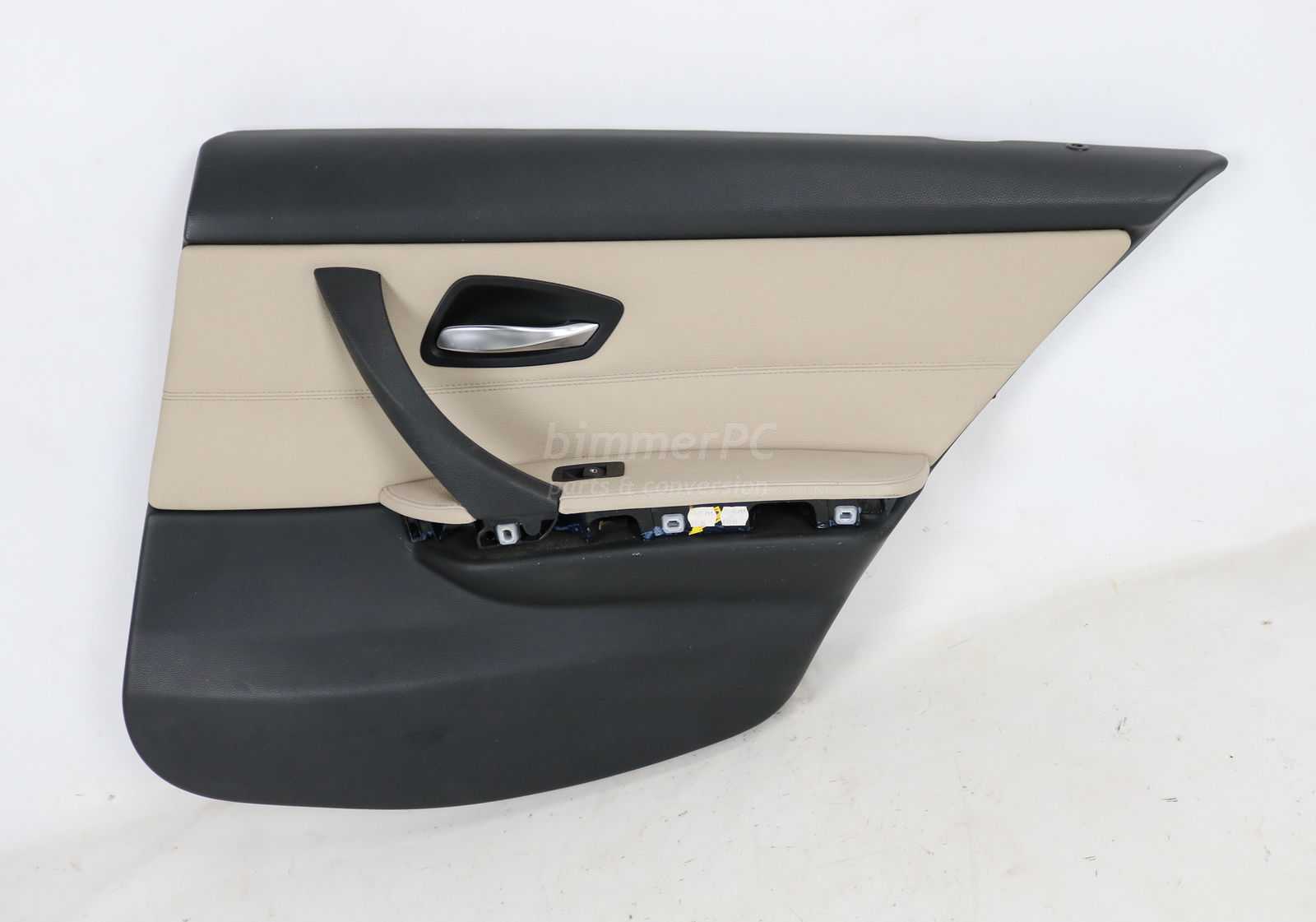 Picture of BMW 51429167912 Right Rear Door Panel Oyster Beige Leather E90 LCI Late Sedan for sale