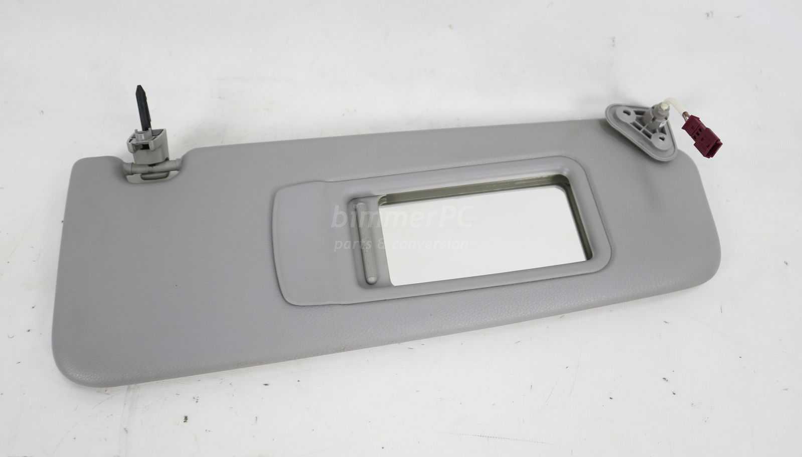 Picture of BMW 51167252054 Passengers Right Sun Visor Blind Shade Gray E91 E90 E84 for sale