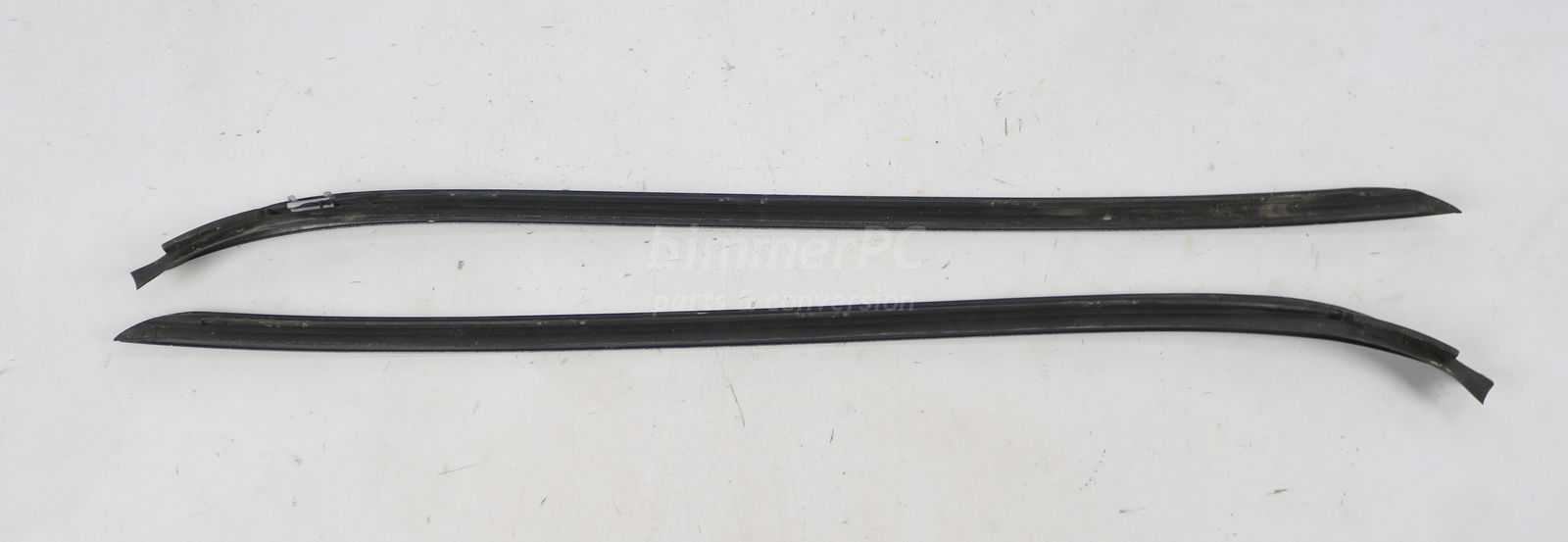 Picture of BMW  Front Windshield Side Trims Drain Guides Decorative Mouldings Left Right Set E90 E91 LCI Late for sale