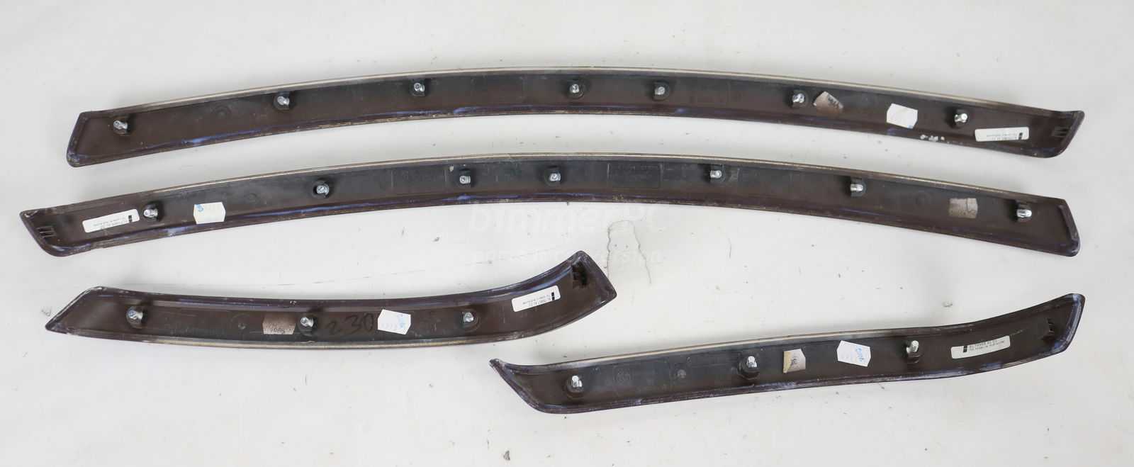 Picture of BMW 51419173688 Door Panels Side Wood Trims Set Burr Walnut E90 E91 LCI Late for sale